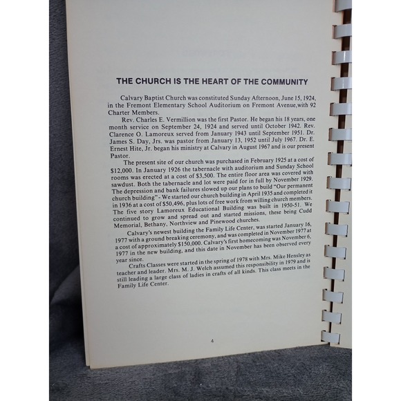 Calvary Baptist Church Cookbook Spartanburg, South Carolina Vintage 1984 Spiral - Picture 6 of 16